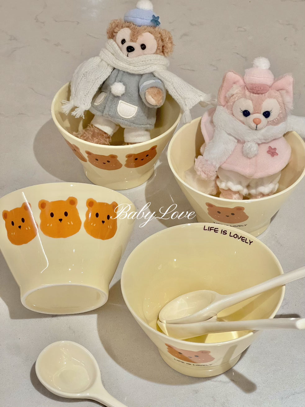 Cute Cartoon Ceramic Bowl