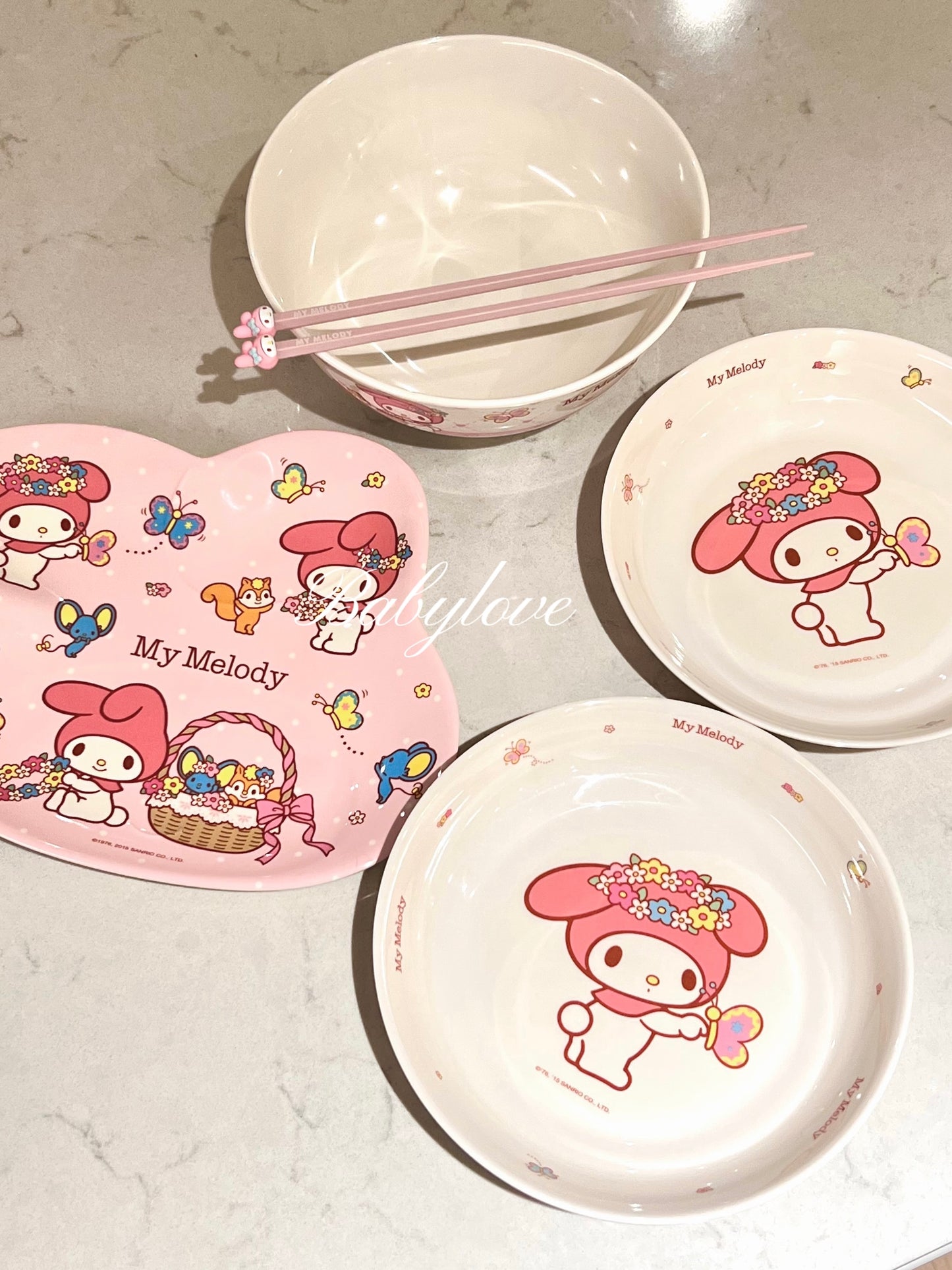 My Melody Ceramic Tableware Set