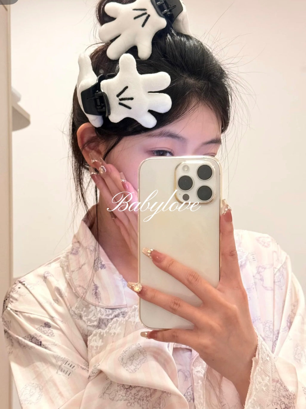 Mickey Hand Hair Clips