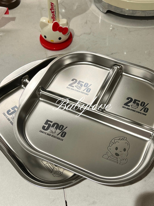 Stainless Steel Portion Control Plate