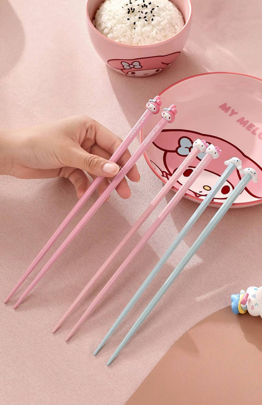 Sanrio Character Chopsticks Set 🥢✨