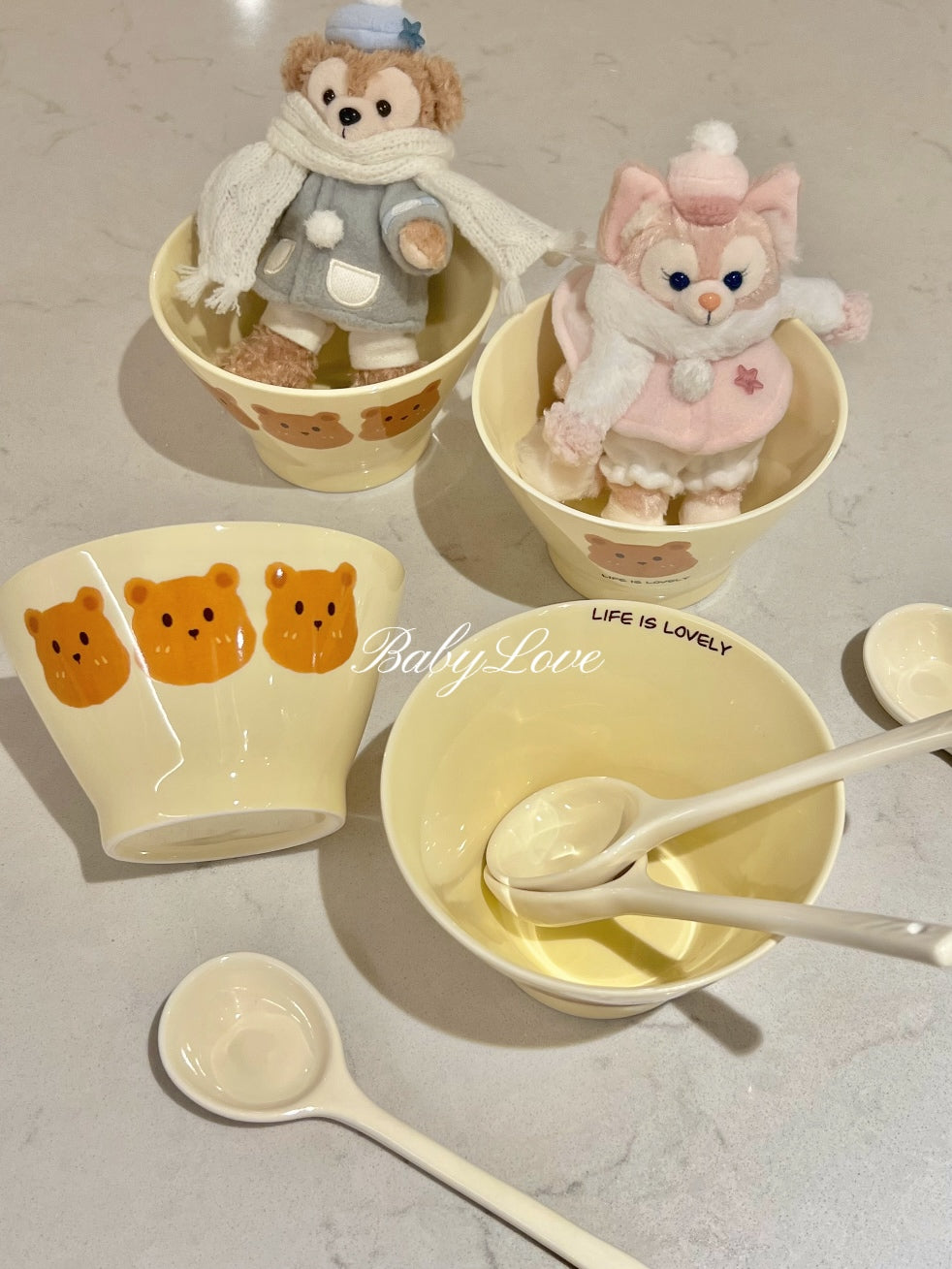 Cute Cartoon Ceramic Bowl