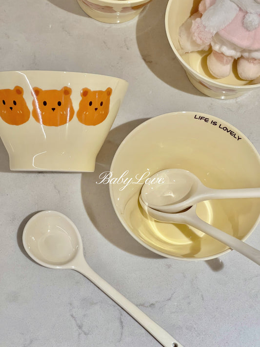 Cute Cartoon Ceramic Bowl