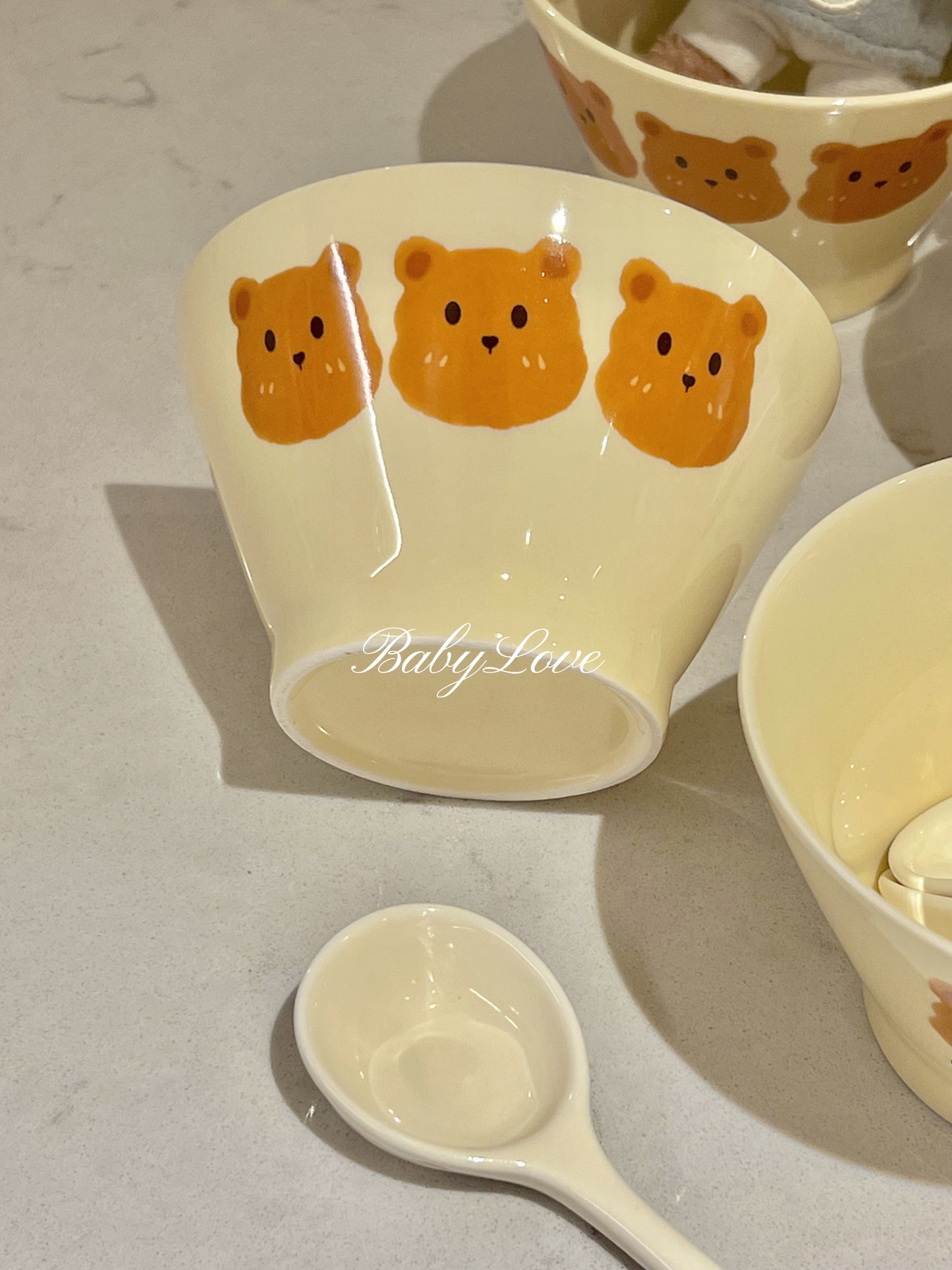 Cute Cartoon Ceramic Bowl