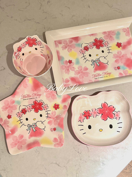 Hello Kitty Sakura Tableware Set