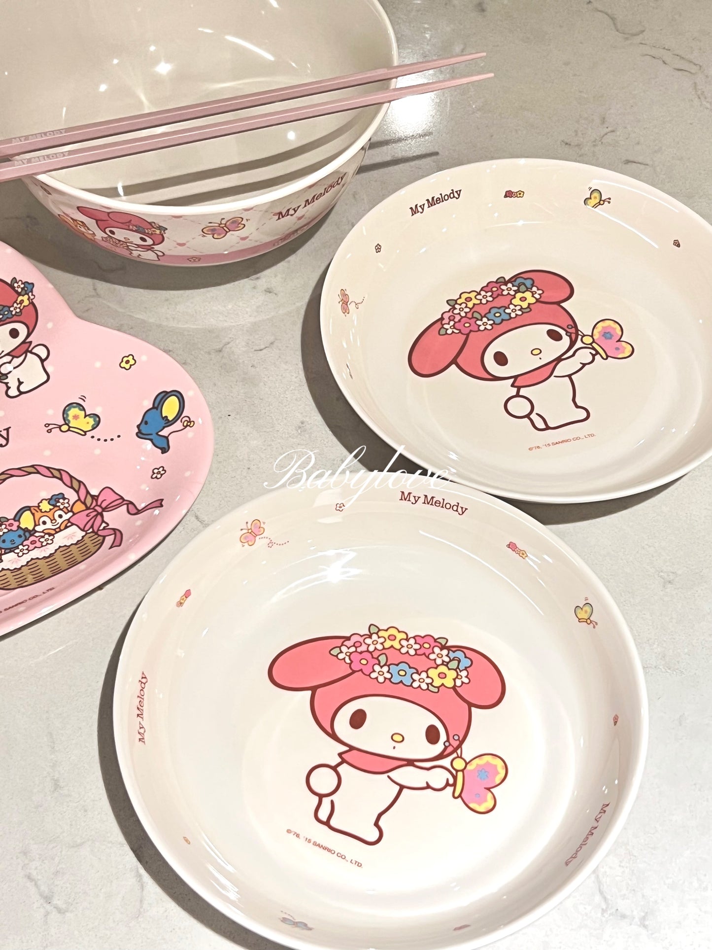 My Melody Ceramic Tableware Set