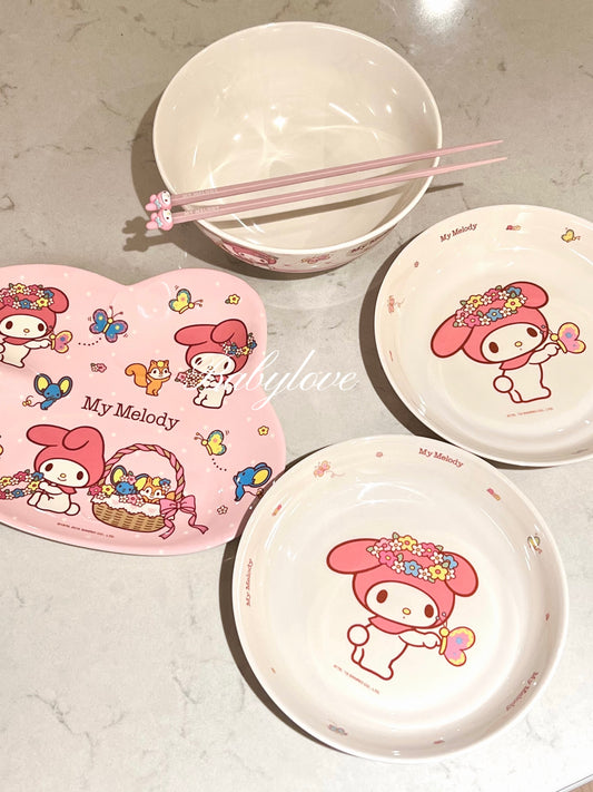 My Melody Ceramic Tableware Set