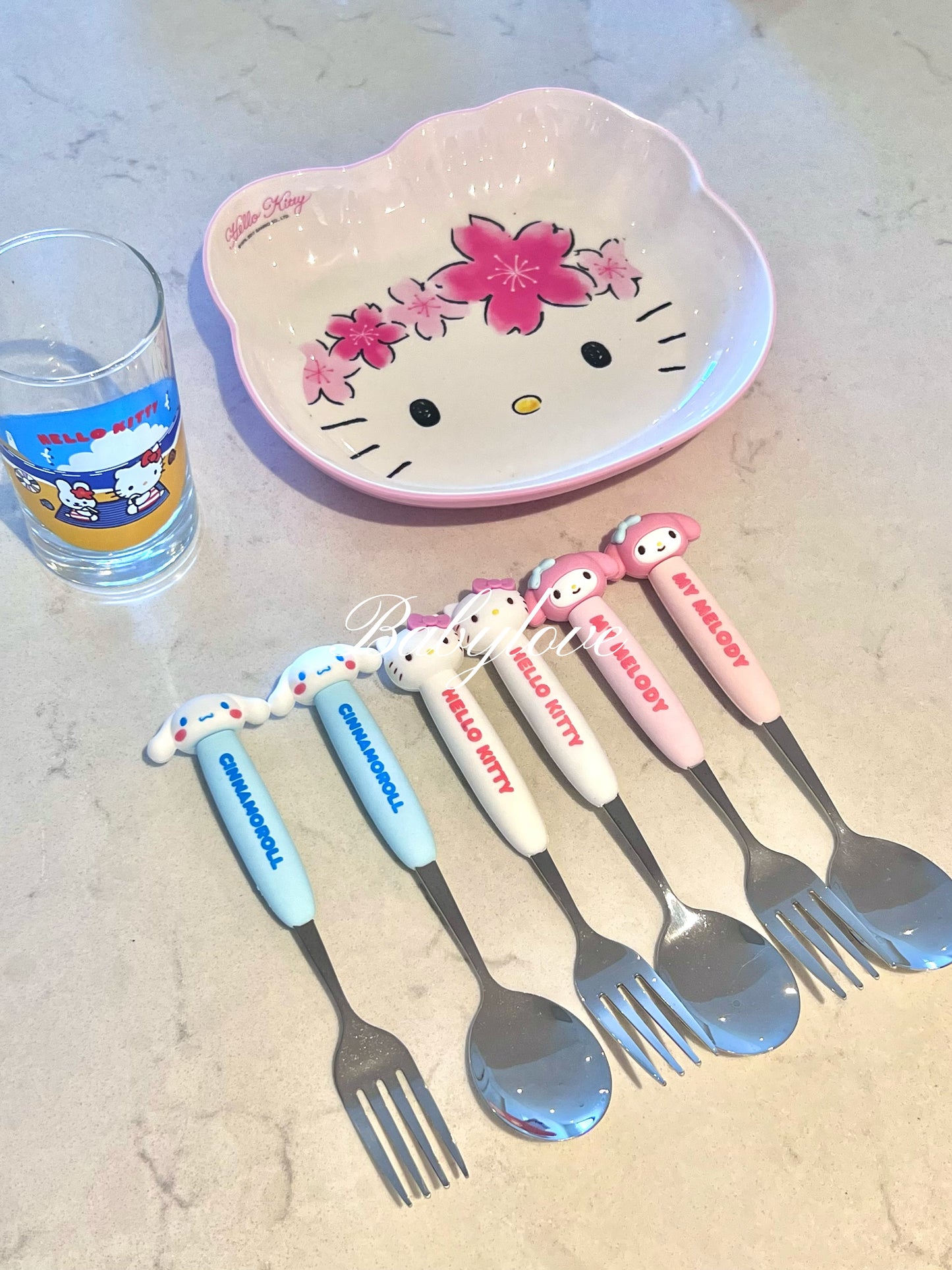 Sanrio Character Fork & Spoon Set 🍴✨
