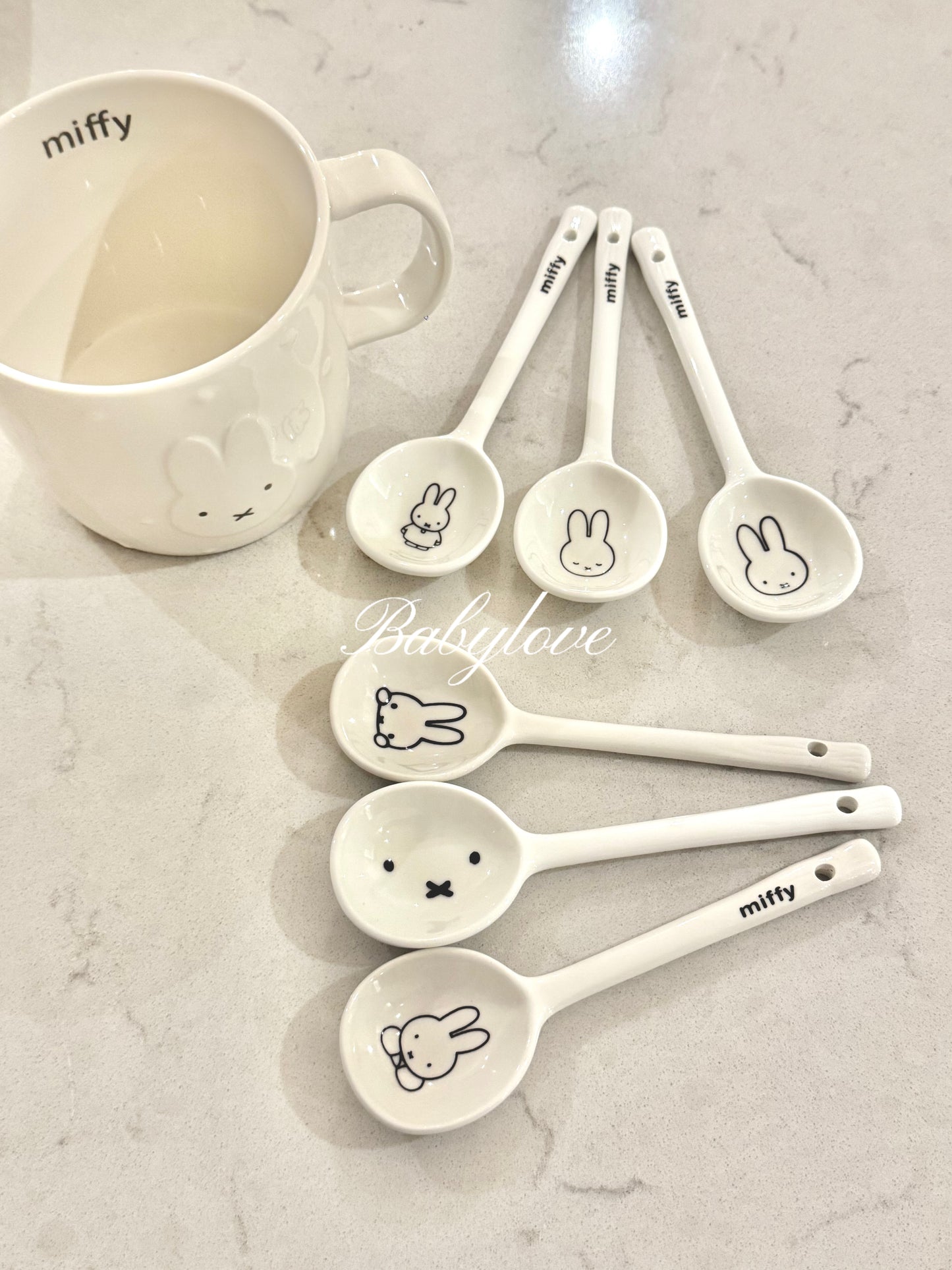 Miffy Ceramic Spoon Set with Mug 🐰✨