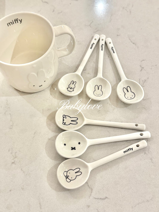 Miffy Ceramic Spoon Set with Mug 🐰✨