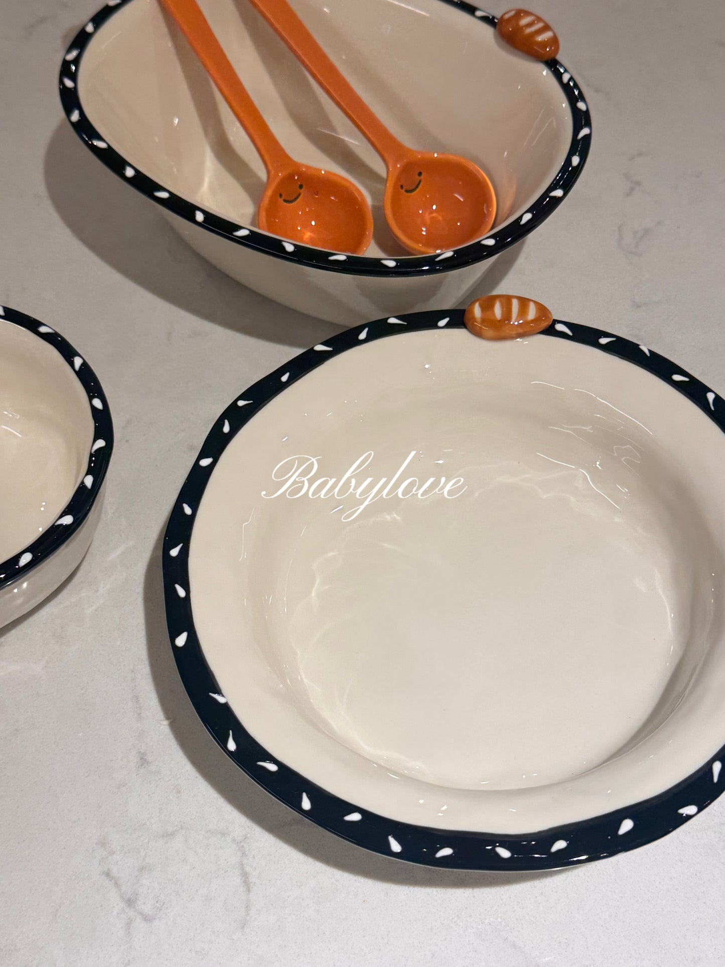 Charming Bread-Themed Ceramic Dinnerware Set🥖
