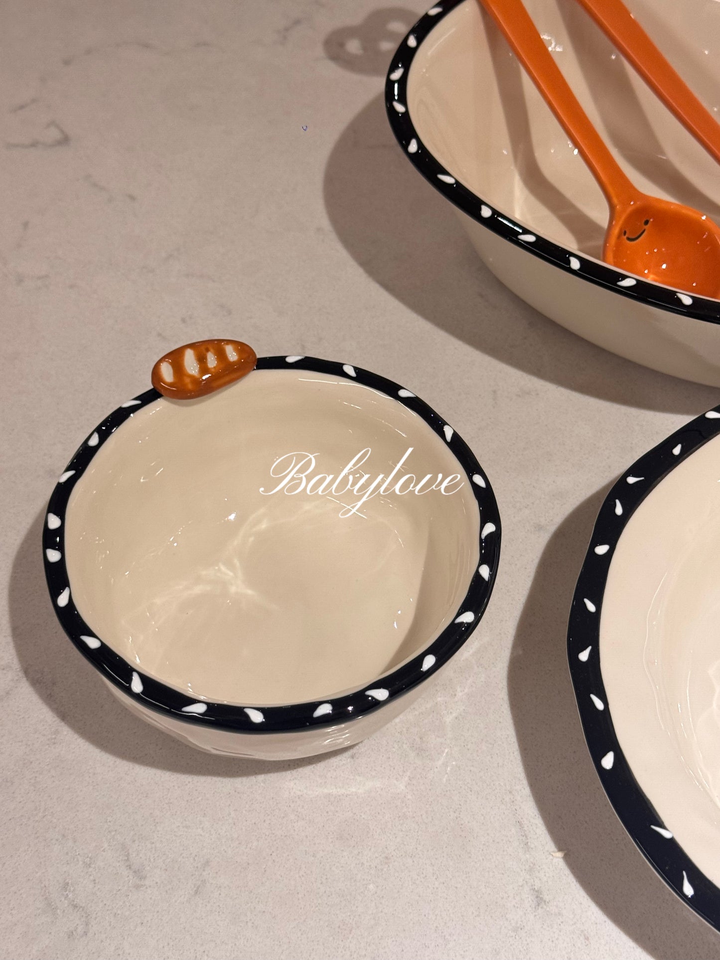 Charming Bread-Themed Ceramic Dinnerware Set🥖