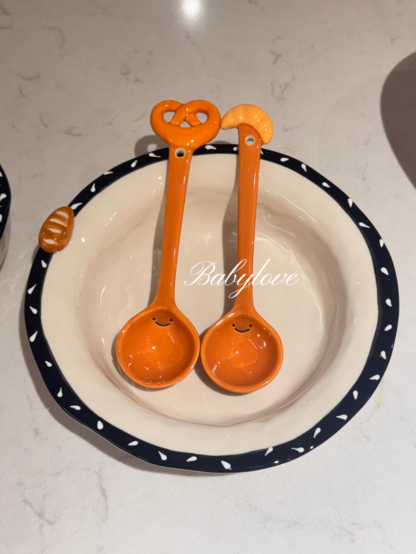Charming Bread-Themed Ceramic Dinnerware Set🥖