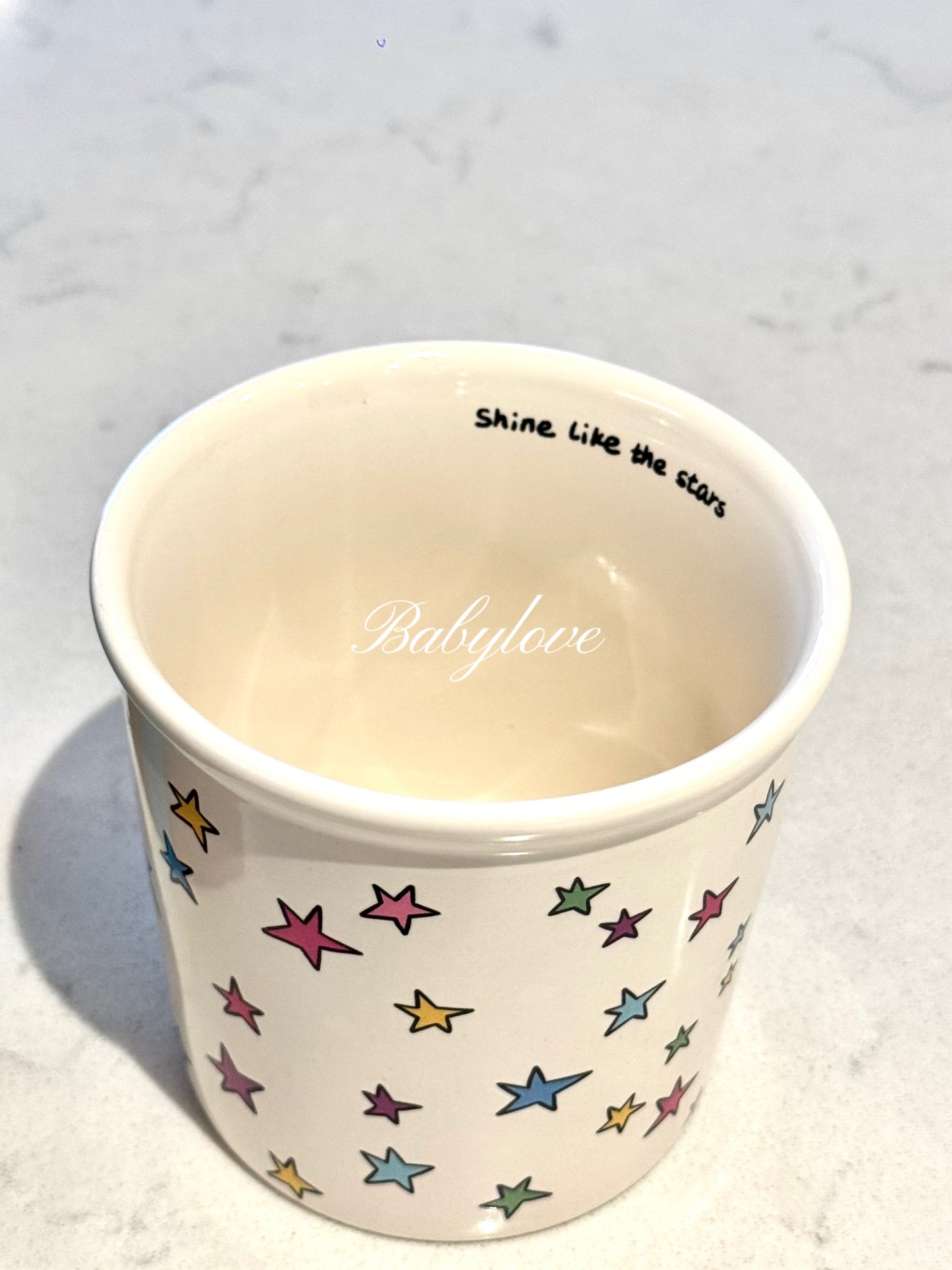 Starry Ceramic Mug with Gift Box – “Shine Like the Stars” ✨🌈