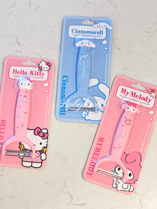 🍓 Sanrio Character Kitchen Peelers – Hello Kitty / Cinnamoroll / My Melody