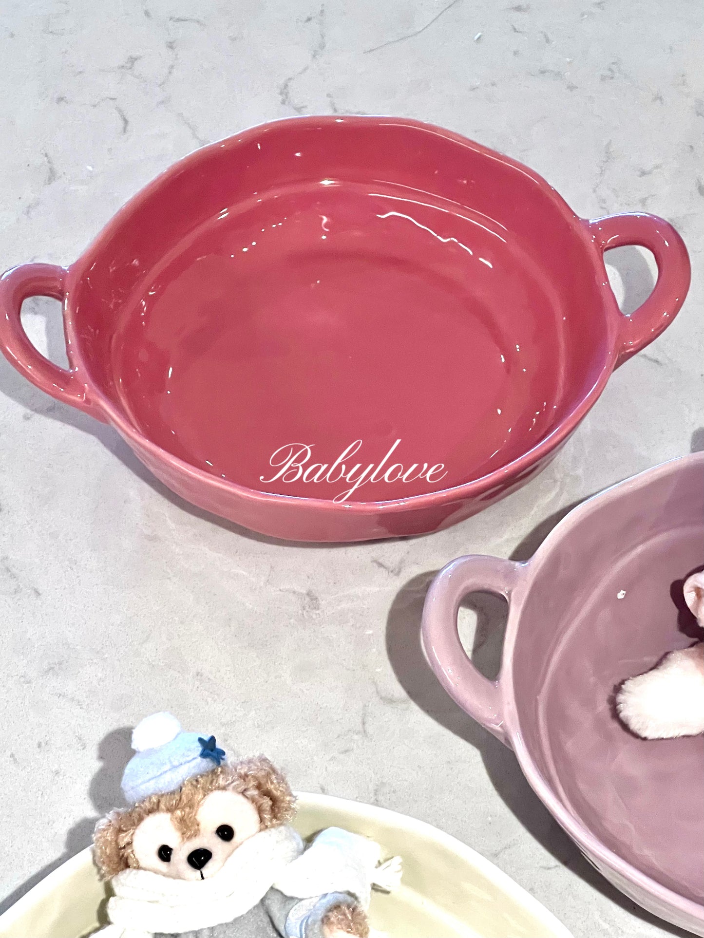 Macaron Color Large-Capacity Soup Bowl with Handles 🍲✨