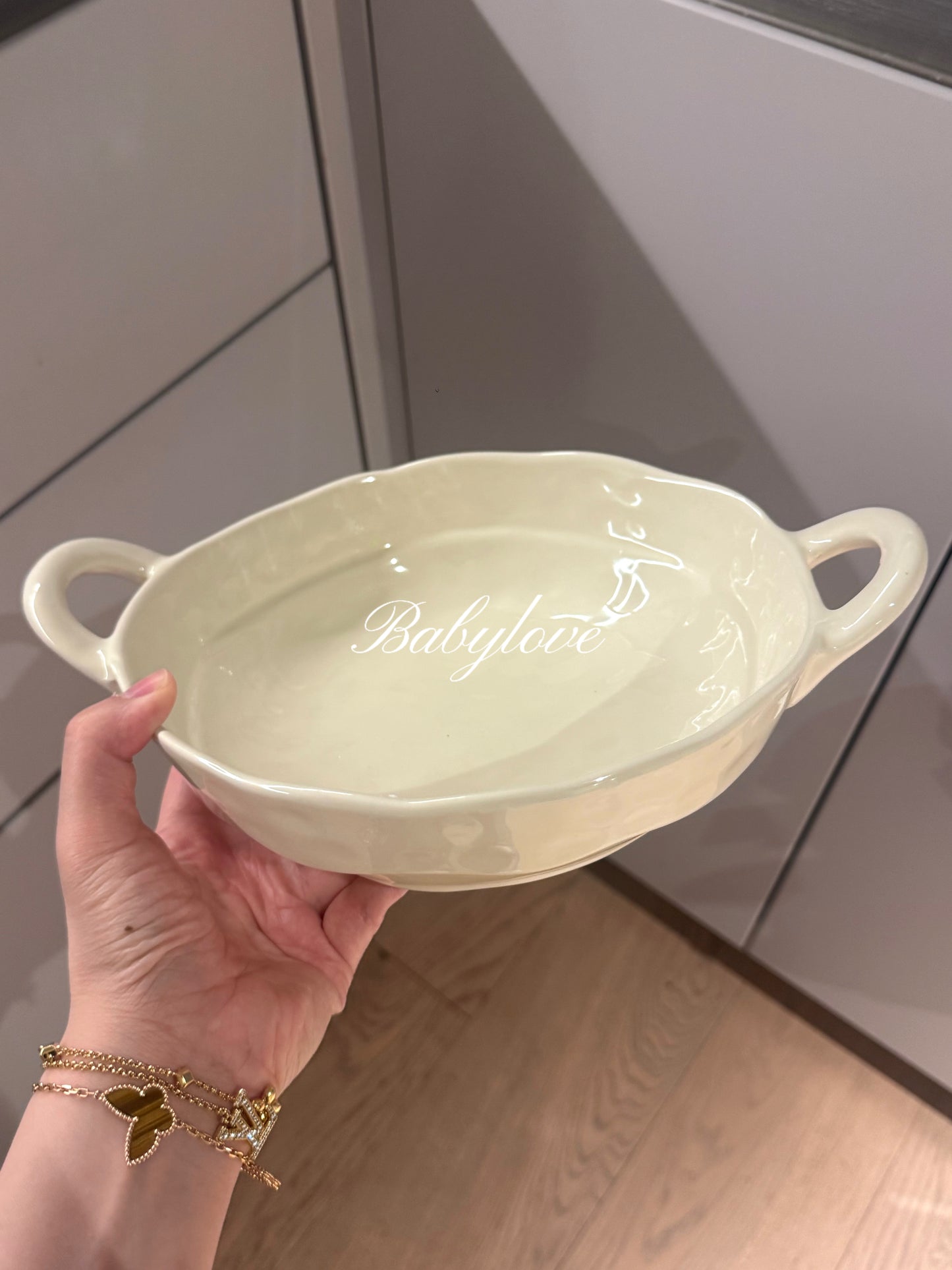 Macaron Color Large-Capacity Soup Bowl with Handles 🍲✨