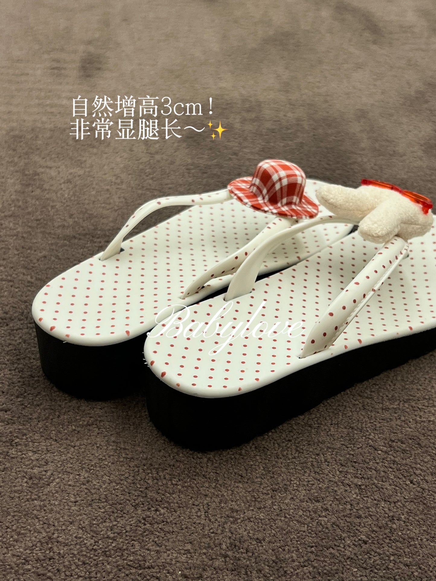 Cute Miffy Bunny Flip-Flops – Kawaii Summer Sandals for Women